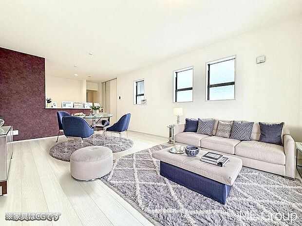 ■くつろぎと笑顔が集まる、心温まるリビング