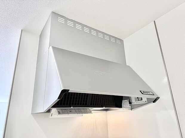 ■調理時の蒸気や匂いが換気扇に誘導され、効率的に排煙ができます。