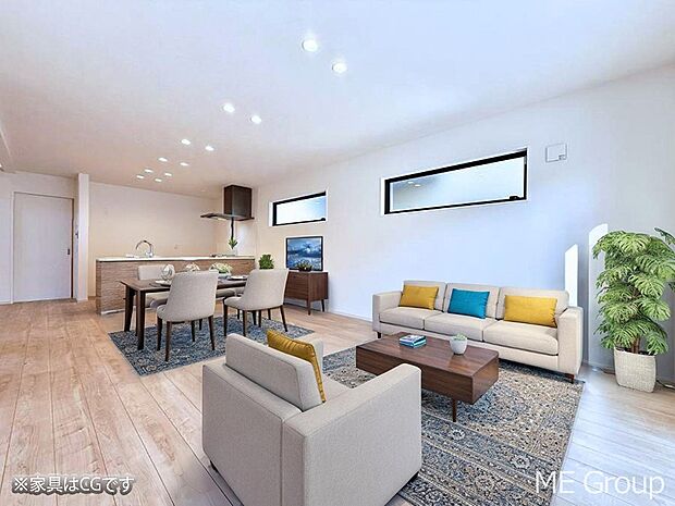 ■くつろぎと笑顔が集まる、心温まるリビング