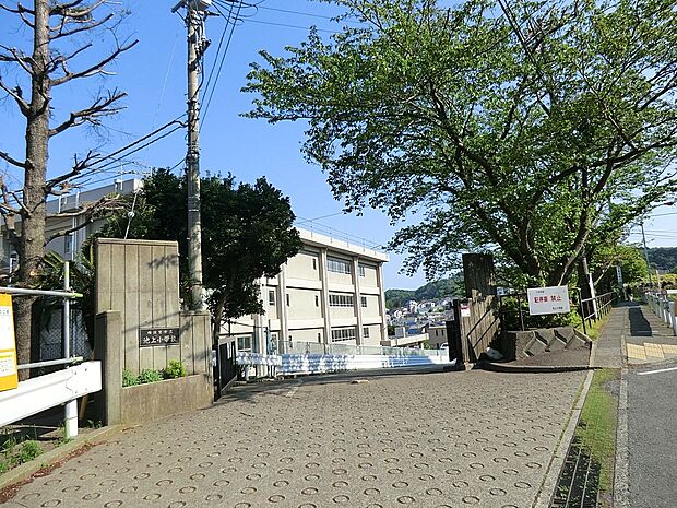 小学校 560m 横須賀市立池上小学校