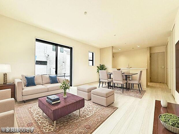 ■心落ち着く場所、ゆったり過ごせるリビング