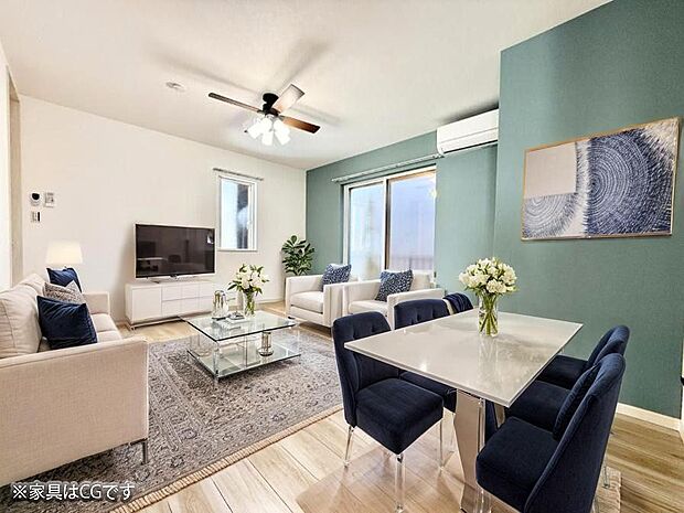 ■心落ち着く場所、ゆったり過ごせるリビング