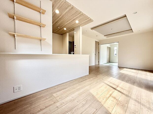 ■温もりを感じる、居心地のいいリビング