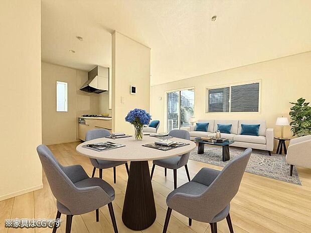 ■心落ち着く場所、ゆったり過ごせるリビング