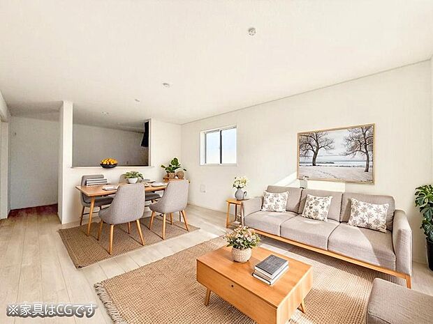 ■心落ち着く場所、ゆったり過ごせるリビング