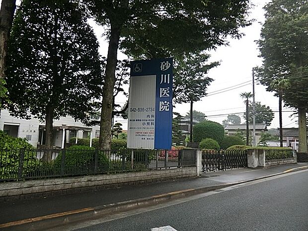 病院 600m 砂川医院