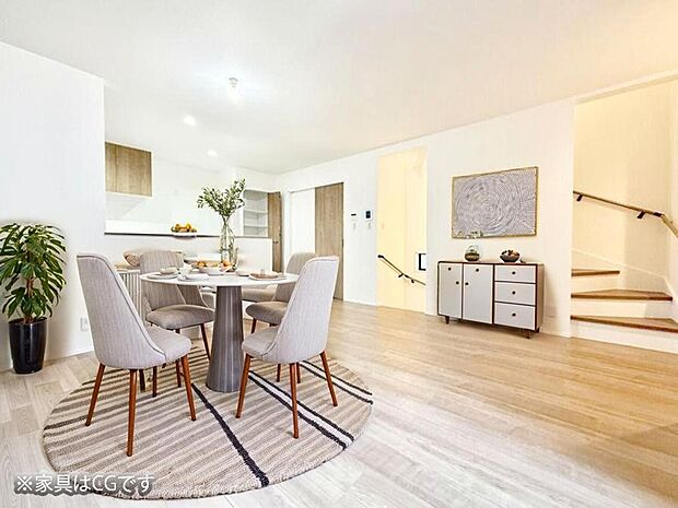 ■くつろぎと笑顔が集まる、心温まるリビング