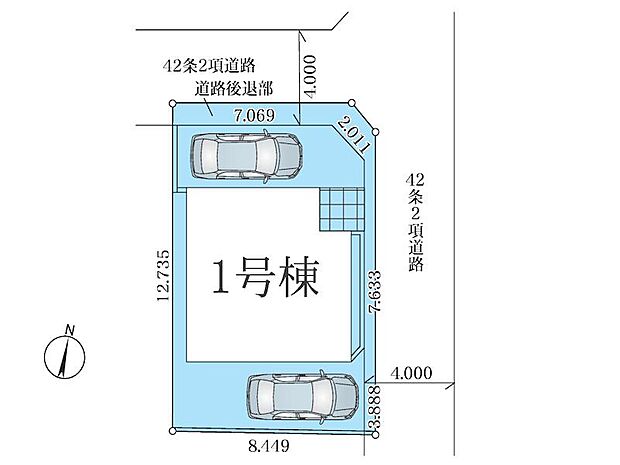 ■カースペース2台可能(車種によります)