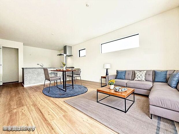 ■心落ち着く場所、ゆったり過ごせるリビング