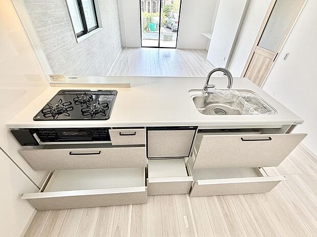 2号棟 ■料理がもっと楽しくなる、快適なキッチン空間