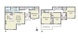 大磯町国府新宿24-1期　新築戸建　全5棟　2号棟