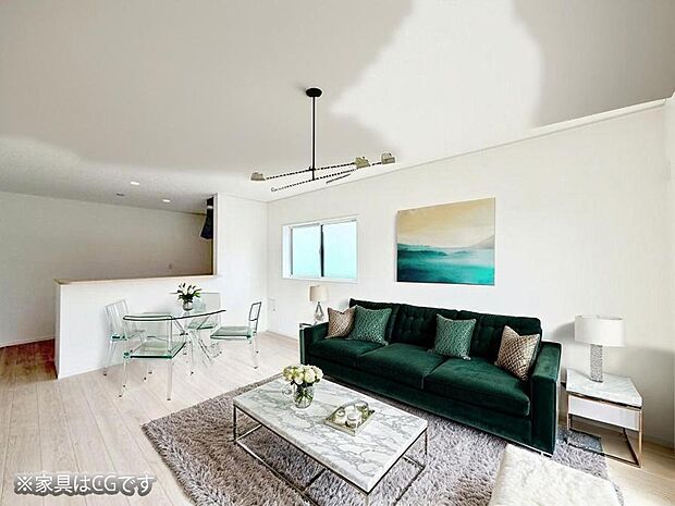 ■くつろぎと笑顔が集まる、心温まるリビング