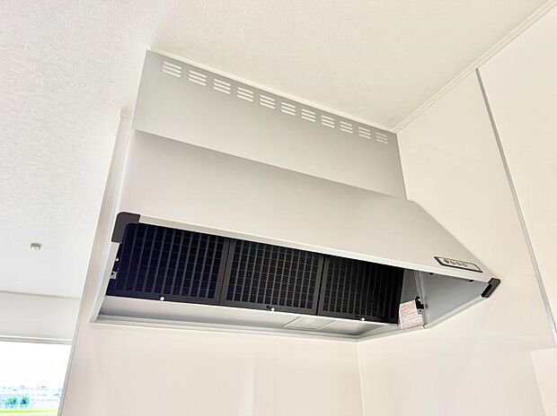 ■調理時の蒸気や匂いが換気扇に誘導され、効率的に排煙ができます。
