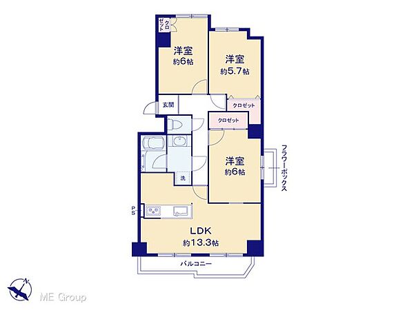 apartment 神奈川県厚木市中町４丁目9番18号　本厚木トーセイビル2　302