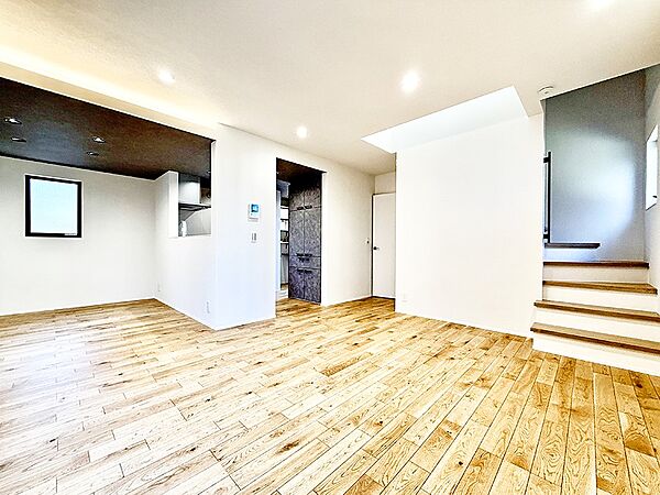 ■温もりを感じる、居心地のいいリビング