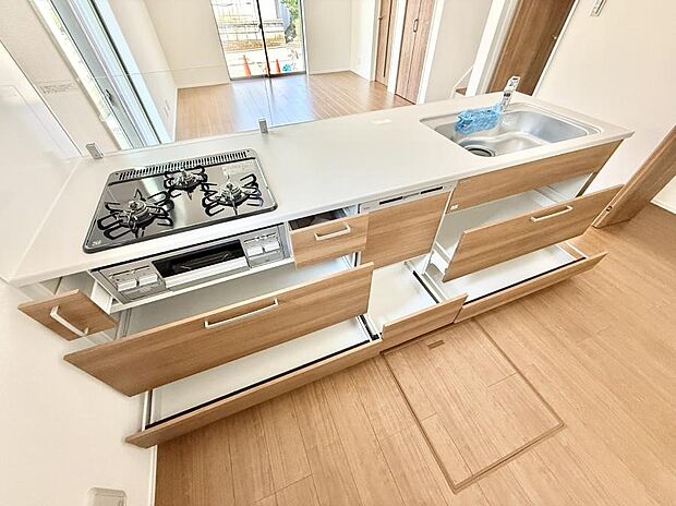 1号棟 ■料理がもっと楽しくなる、快適なキッチン空間