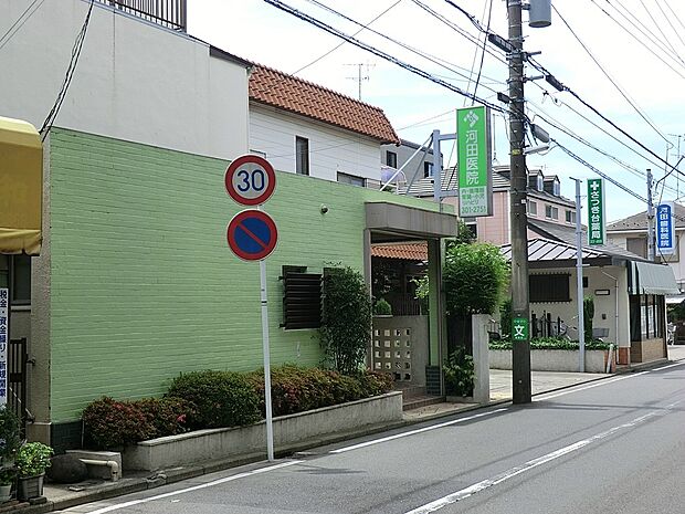 病院 500m 河田医院