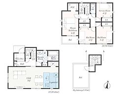 厚木市緑ヶ丘5丁目　新築戸建　全1棟　1号棟