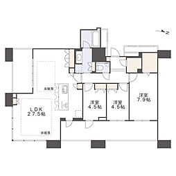 間取図画像 3LDK