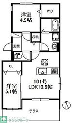 フルール花畑 1階/-