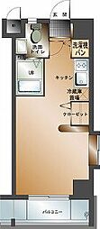 エンクレスト舞鶴 ワンルームの間取図画像