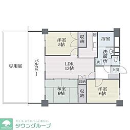 エバーライフ博多駅南 3LDKの間取図画像