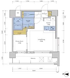 ネストピア博多ガーデン 7階/-