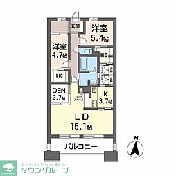 Nudgeone.照葉 2LDKの間取図画像