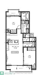 シャン ・ ドゥ・ コルザ1 2LDKの間取図画像