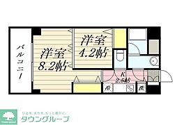 グリーンズ平尾 2Kの間取図画像