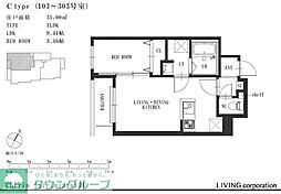 Cherim井尻南3 1LDKの間取図画像