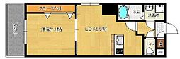 リファレンス東公園 1LDKの間取図画像