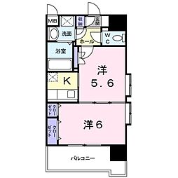 ビエラコート東比恵 5階