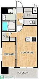 RESIAS ONE TENJINMINAMI BLDG 1LDKの間取図画像