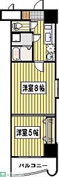 ロイヤル呉服112 2Kの間取図画像