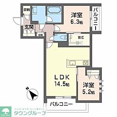 物件の間取り