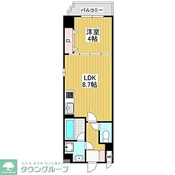 マイン鳥飼 1LDKの間取図画像