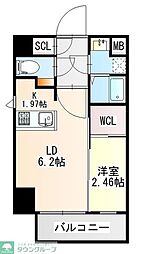 R-LINK南福岡 1LDKの間取図画像