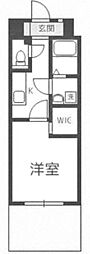 Rupieレジデンス赤坂南 1Kの間取図画像