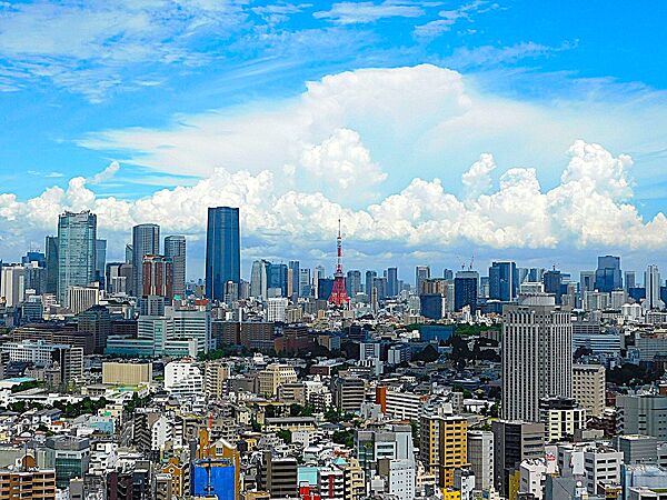バルコニーからの眺望　（眺望は永続的に保証するものではありません）