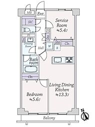 間取図画像 1SLDK