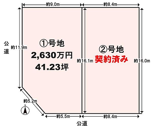 区画図：326000250464