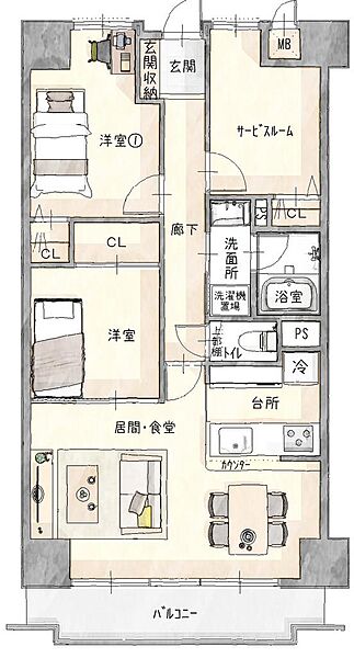 間取り：324000021528