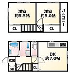 神戸市須磨区桜木町1丁目 2階建 築28年のイメージ