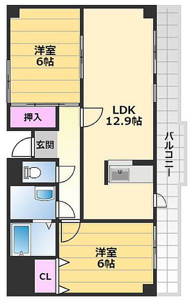 同じ建物の物件間取り写真 - ID:227080860960