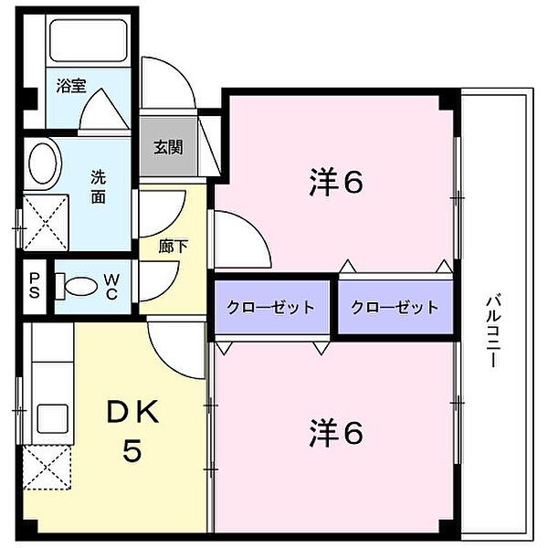 アーカソニー 201｜大阪府岸和田市今木町(賃貸マンション2DK・2階・43.01㎡)の写真 その2