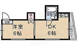 間取図画像 1DK