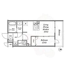 京都府京都市南区東九条北松ノ木町（賃貸マンション1LDK・3階・28.66㎡） その2