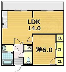 間取図画像 1LDK