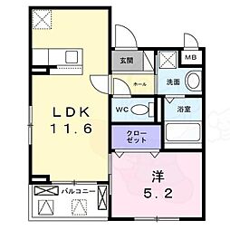 ソレイユ八条春日 2階/-